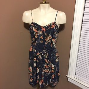 Lauren Conrad Floral Print Belted Dress 4